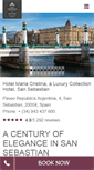 Mobile Screenshot of hotel-mariacristina.com